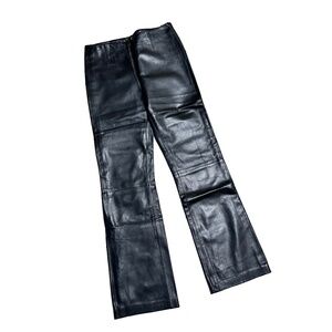 Maxime Simoens Leather Pants. Made in Italy. Women's